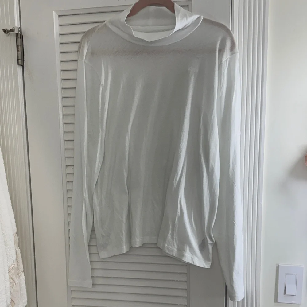 NWT J. Crew Women’s Plus Size 3X White Long Sleeve Tissue Turtleneck - Picture 11 of 11